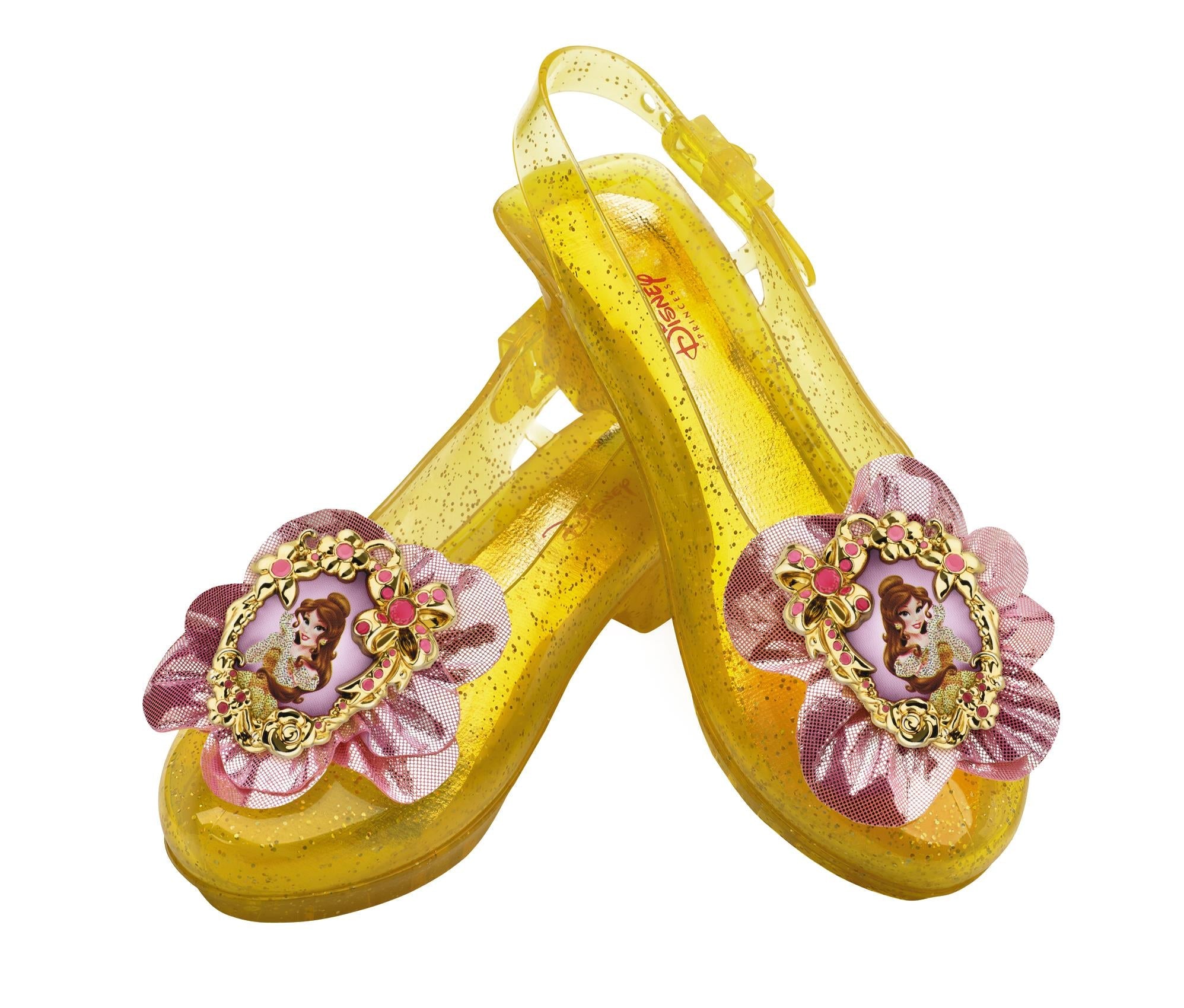 Disney Belle Sparkle Costume Shoes – Child One Size