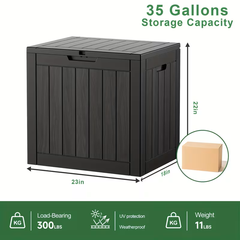 75-Gallon Outdoor Deck Storage Box