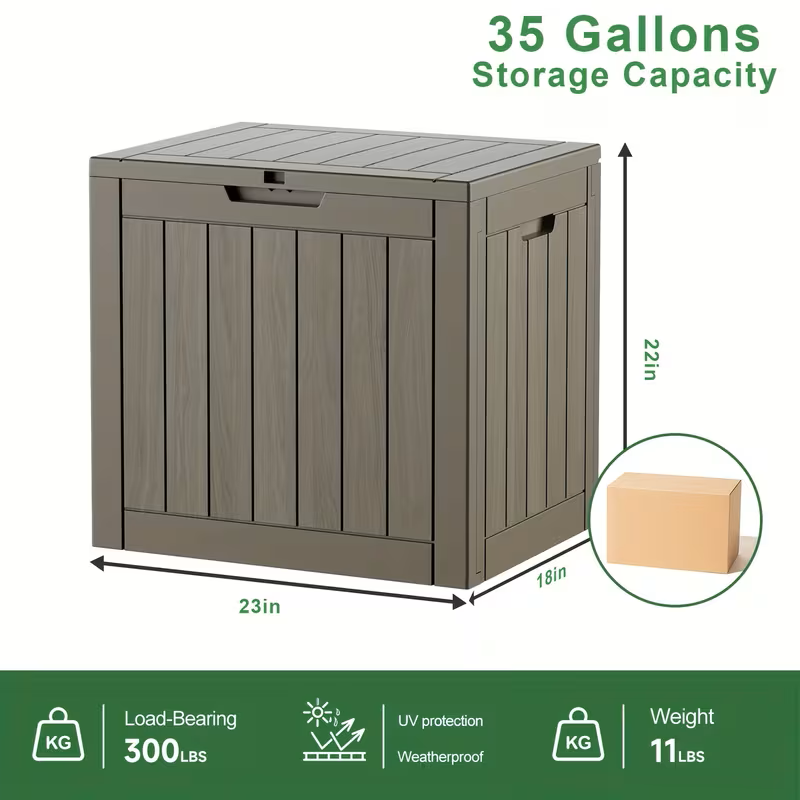 75-Gallon Outdoor Deck Storage Box