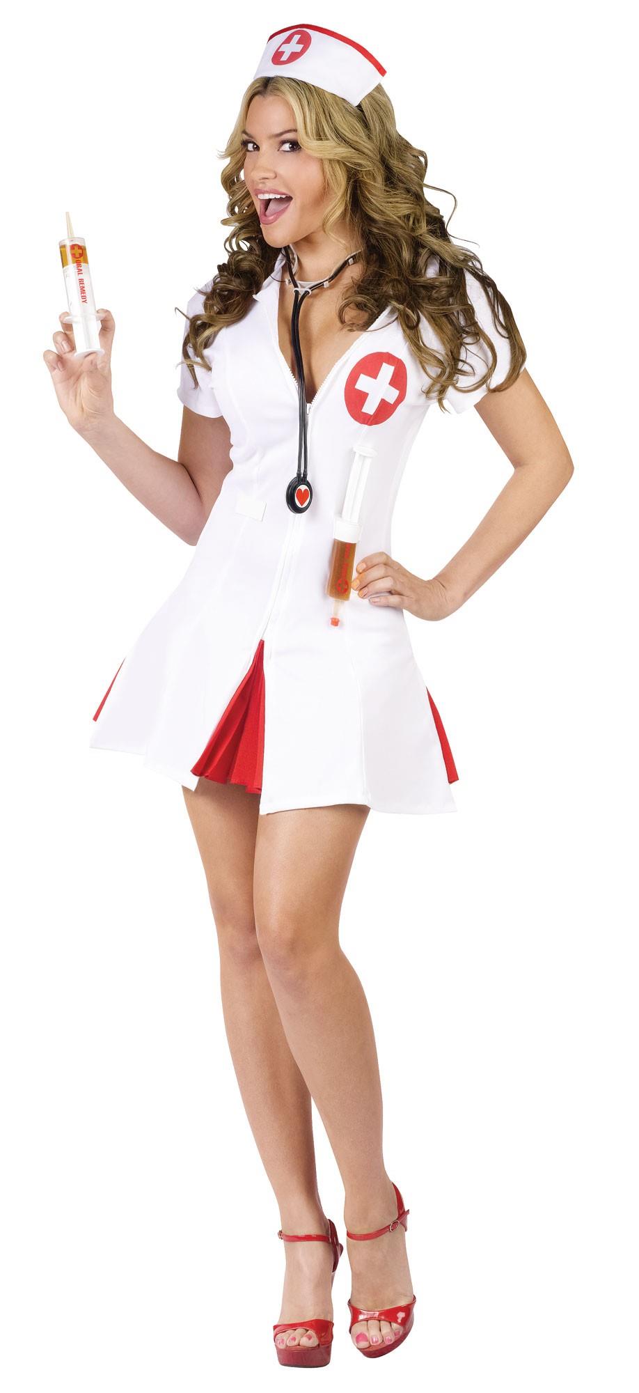 Adult Nurse Halloween Costume Set