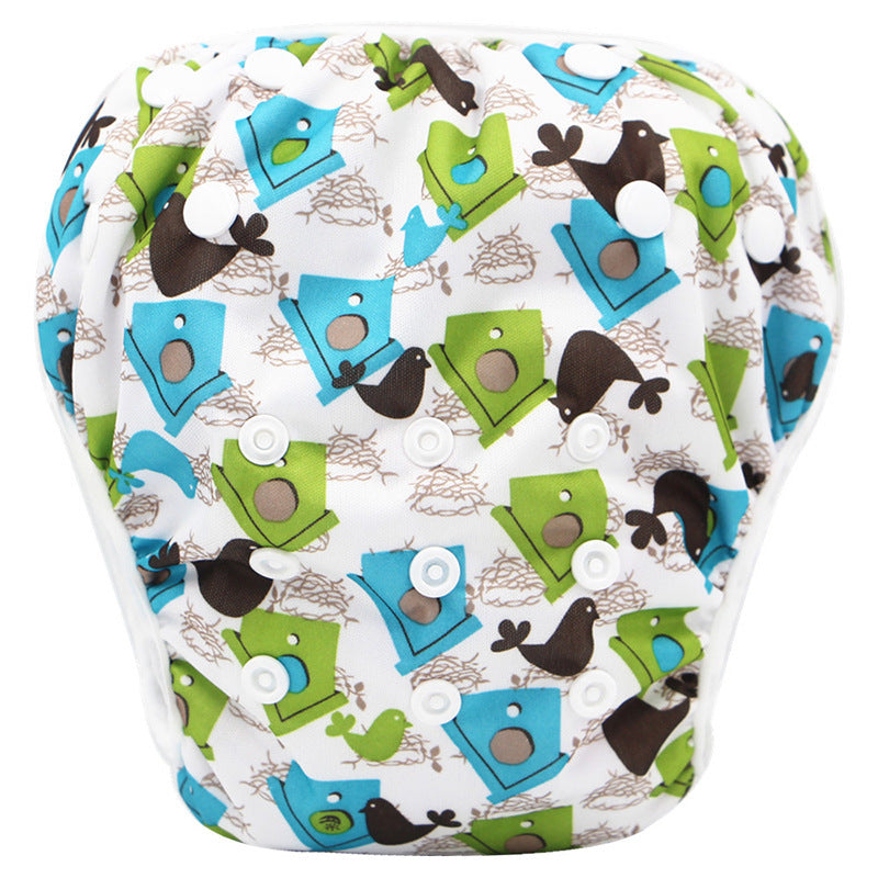 Cartoon Kids Swim Trunks