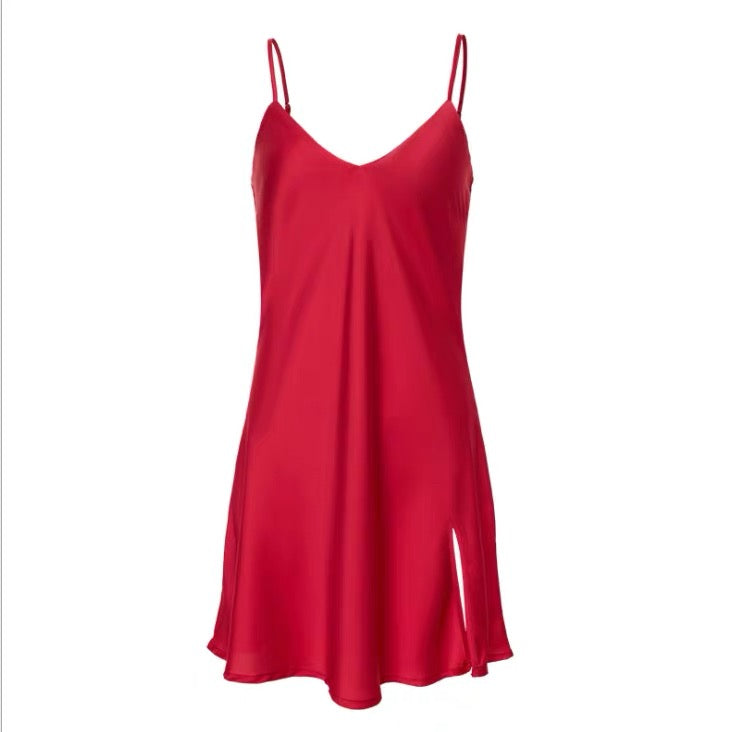 Silky Satin Short Nightdress