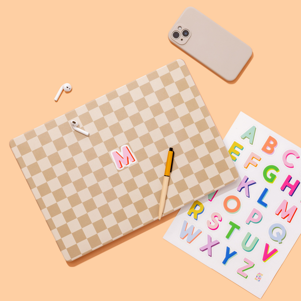 Bright Vinyl Alphabet Stickers – A to Z