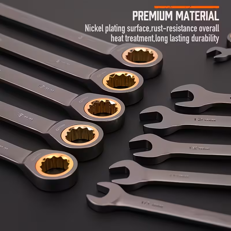 SAE & Metric Ratcheting Wrench Set