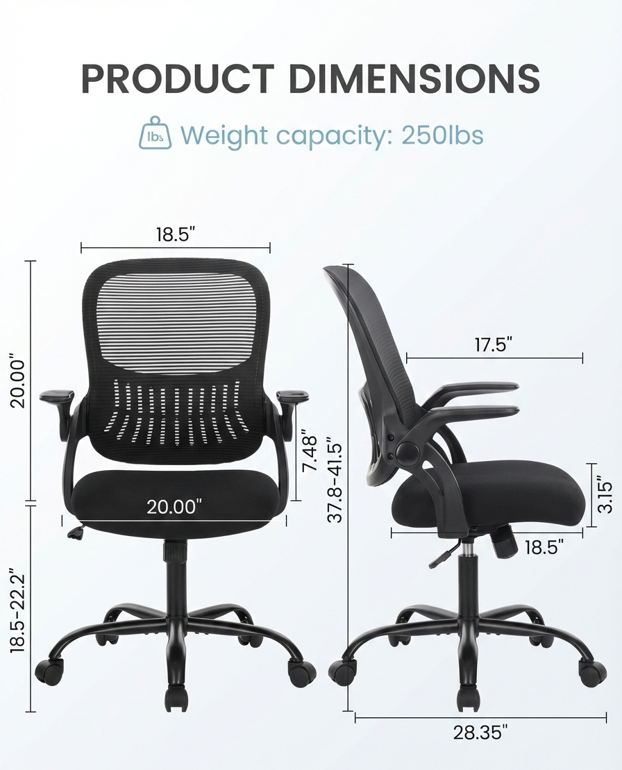 Ergonomic High-Back Mesh Office Chair
