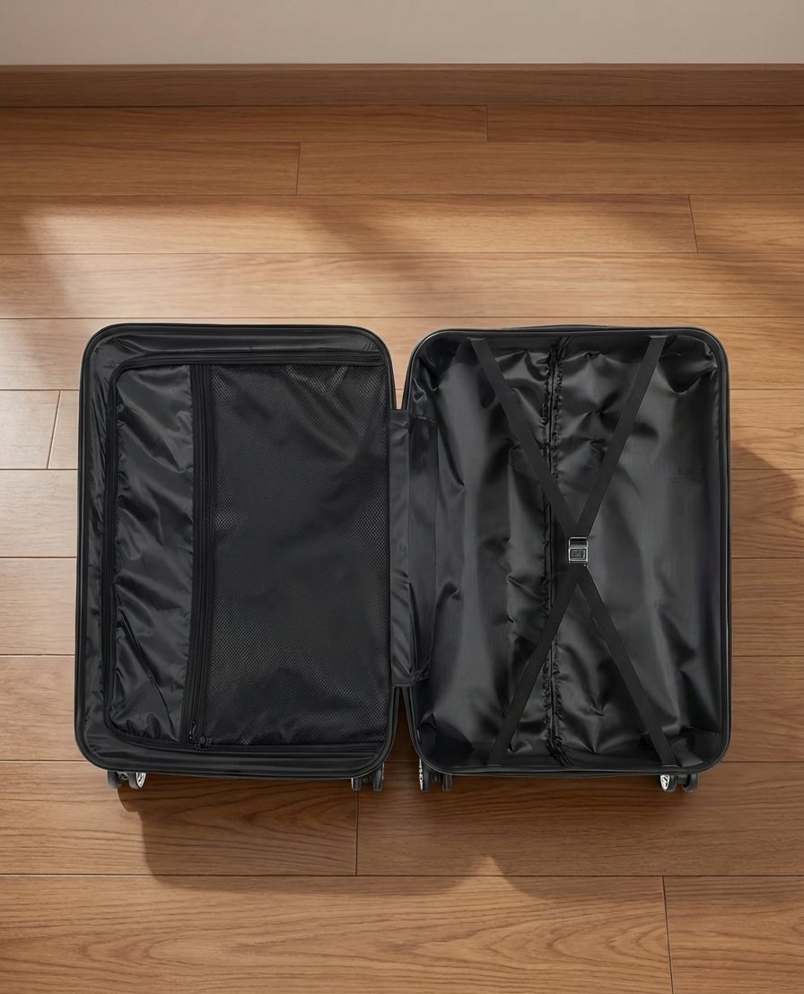 3-Piece Hard Shell Luggage Set with TSA Lock