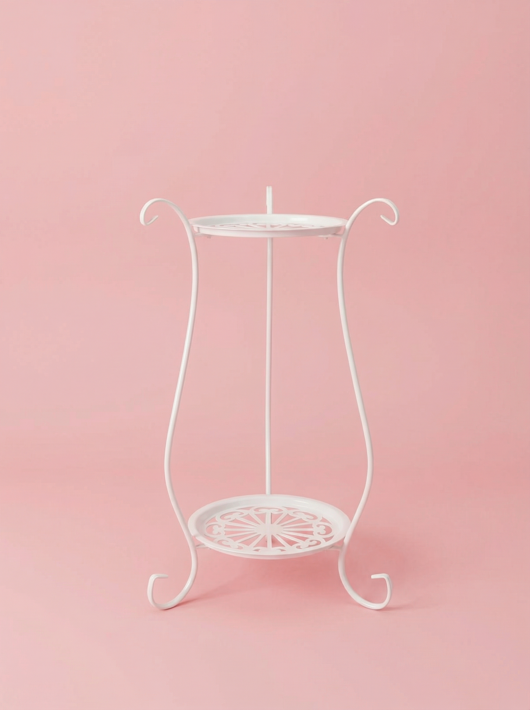 Two-Tier Metal Plant Stand