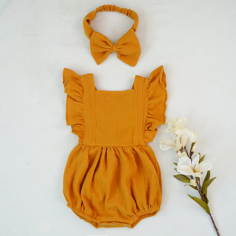 Baby Birthday Photo Romper