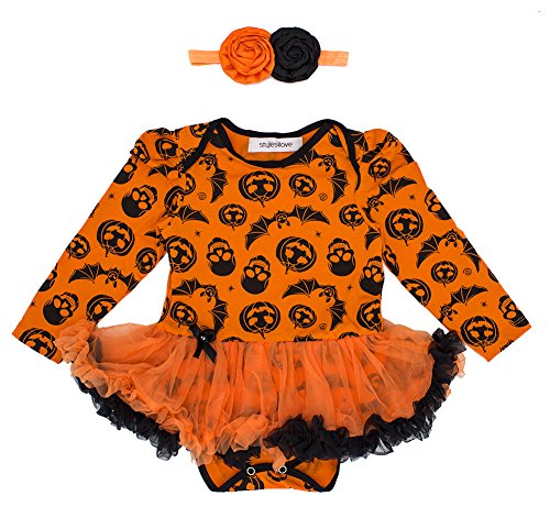 Pumpkin Tutu Romper & Headband Set