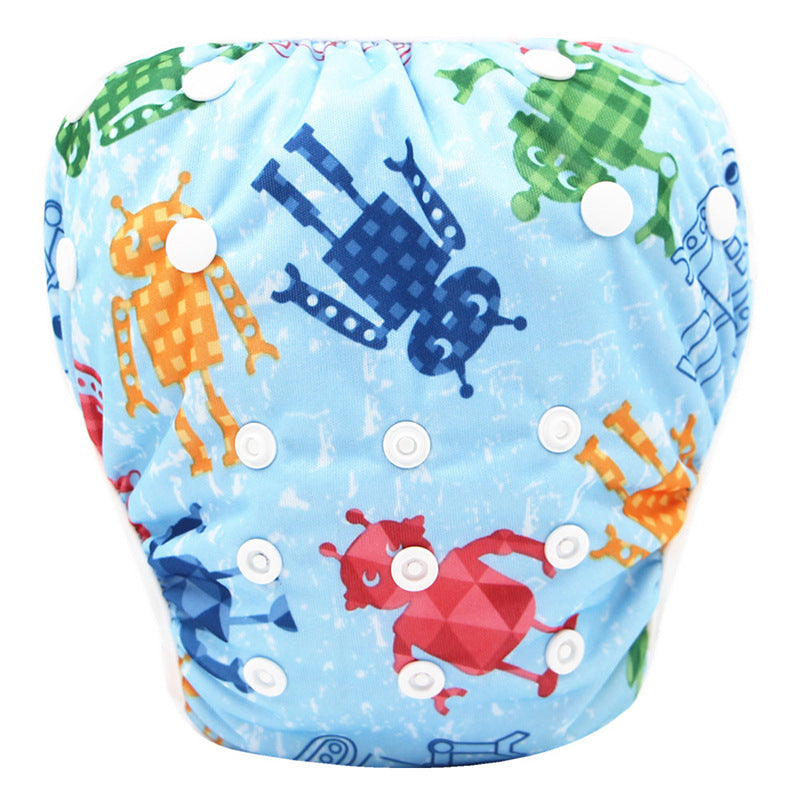 Cartoon Kids Swim Trunks