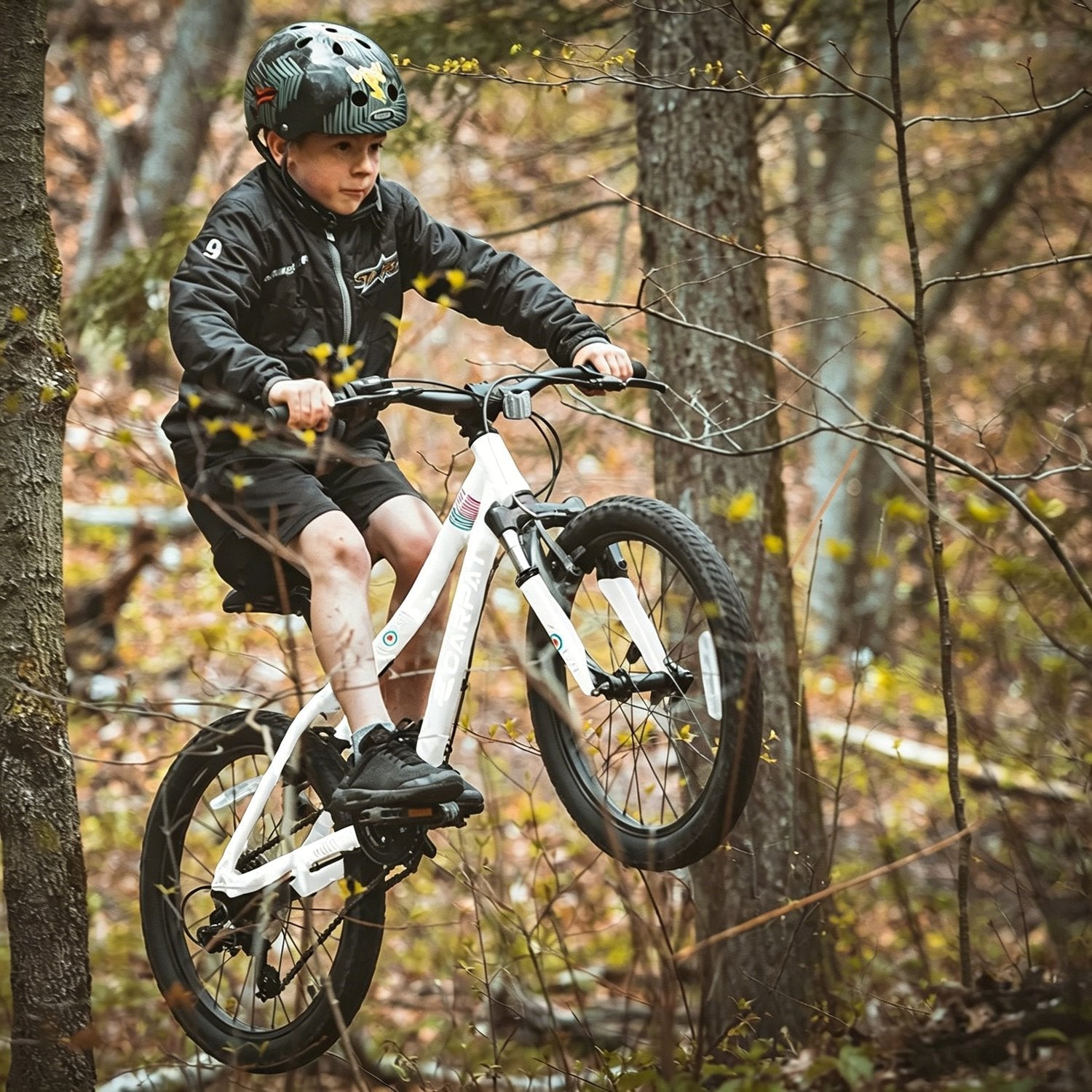 20-Inch Kids 7-Speed Mountain Bike with Front Suspension