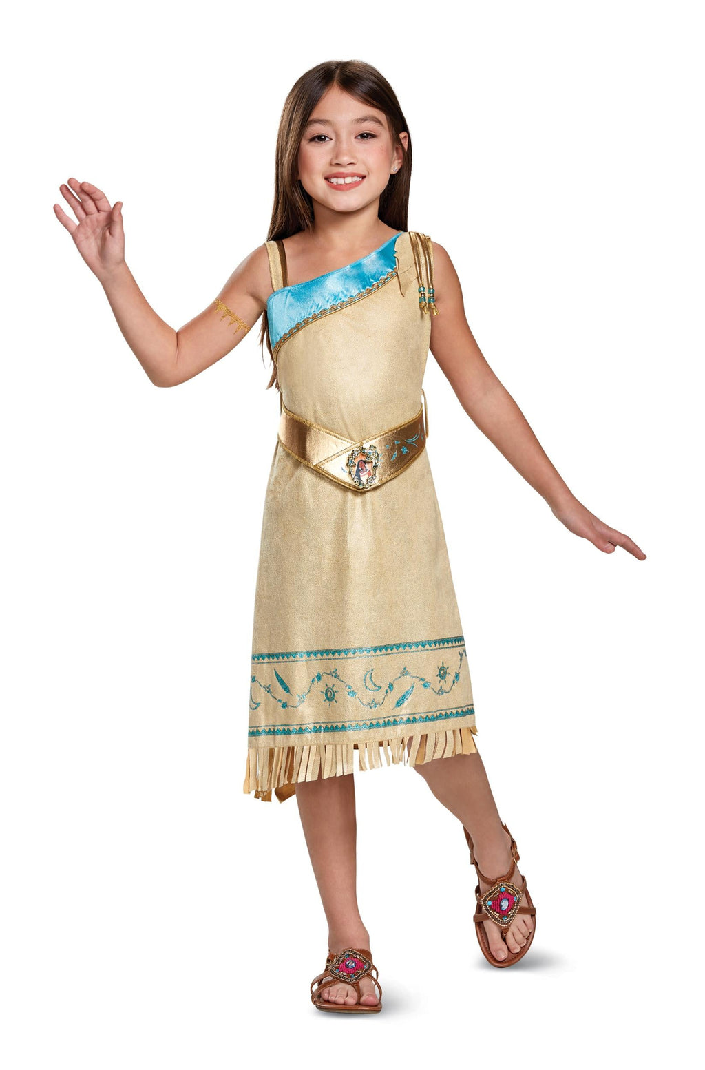 Disney Pocahontas Deluxe Girls Costume – product view 1