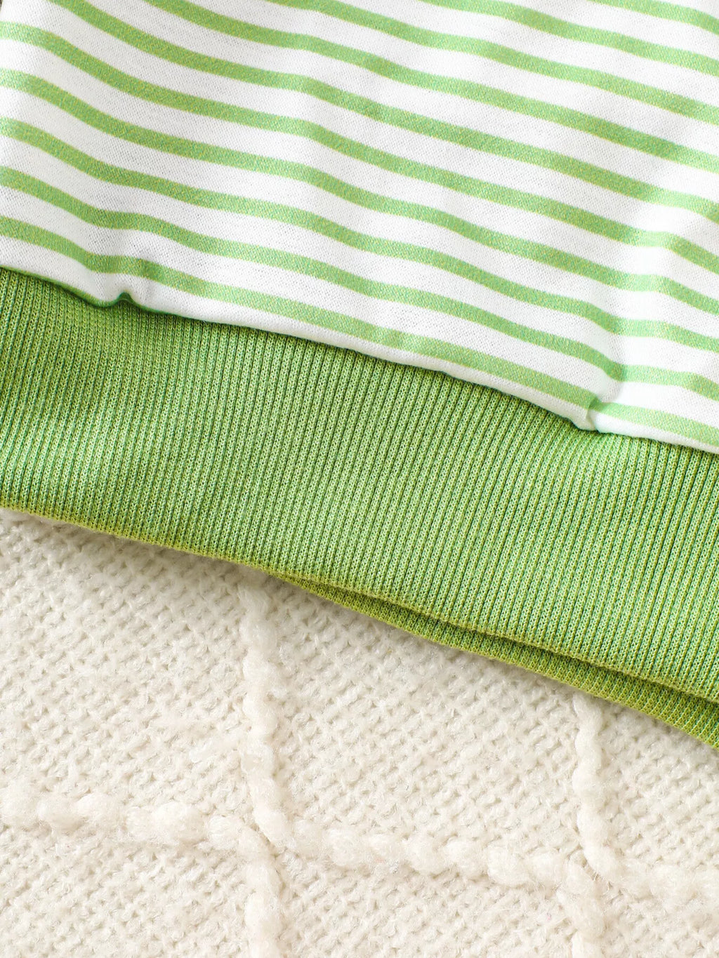Kids Golf Cart Striped Top & Pants Set