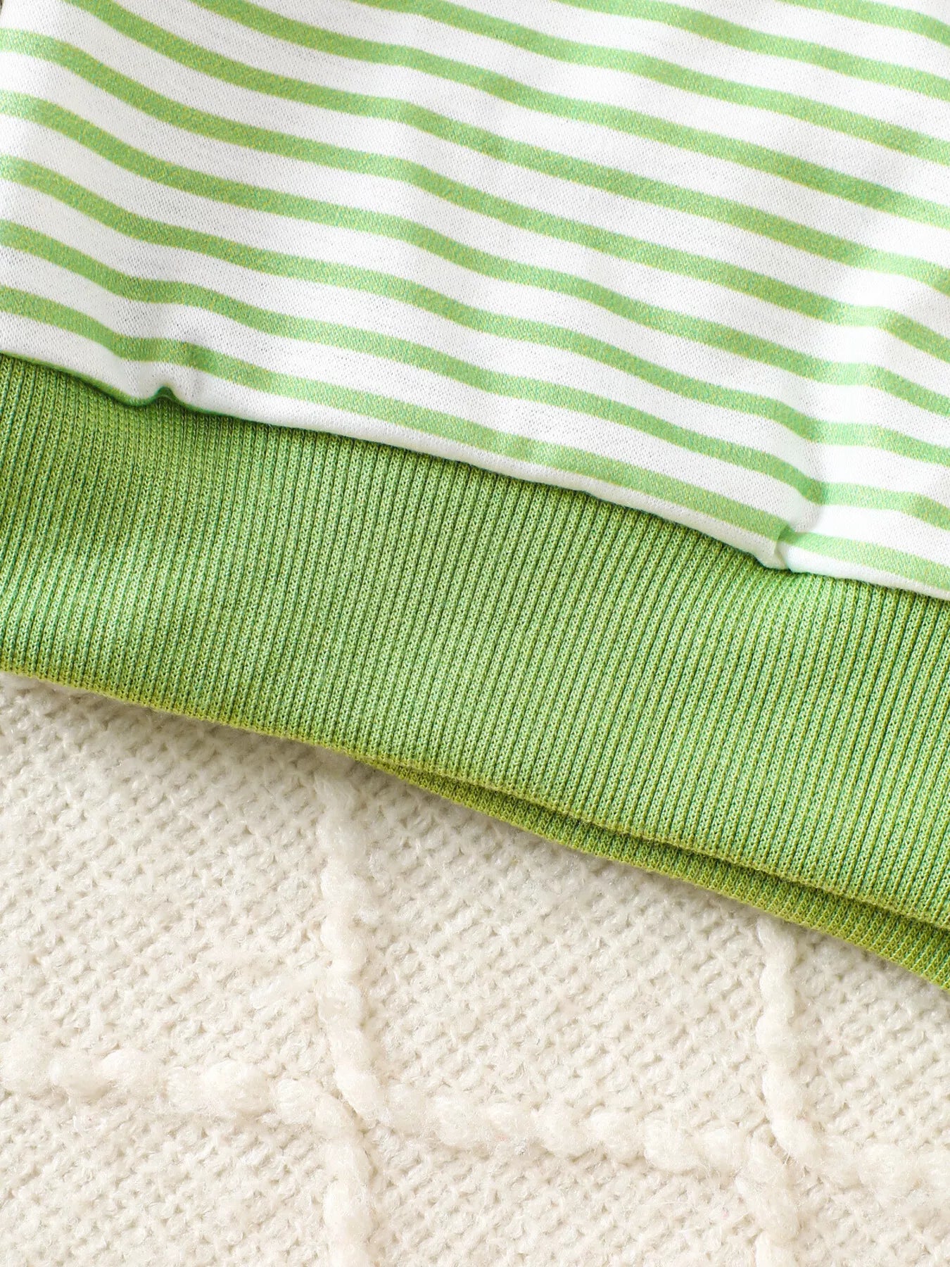 Kids Golf Cart Striped Top & Pants Set