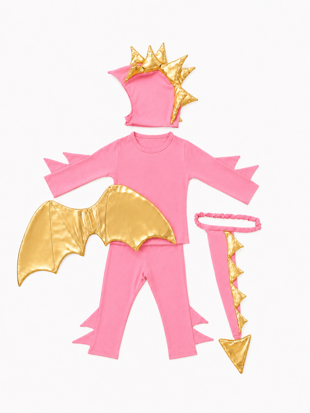 Pink Dragon Pajama Costume for Babies & Toddlers