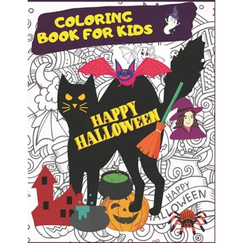 Happy Halloween Coloring Book for Kids