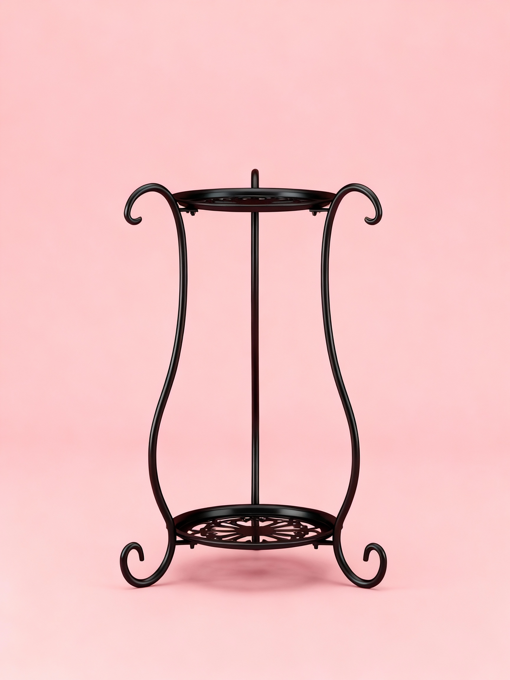 Two-Tier Metal Plant Stand