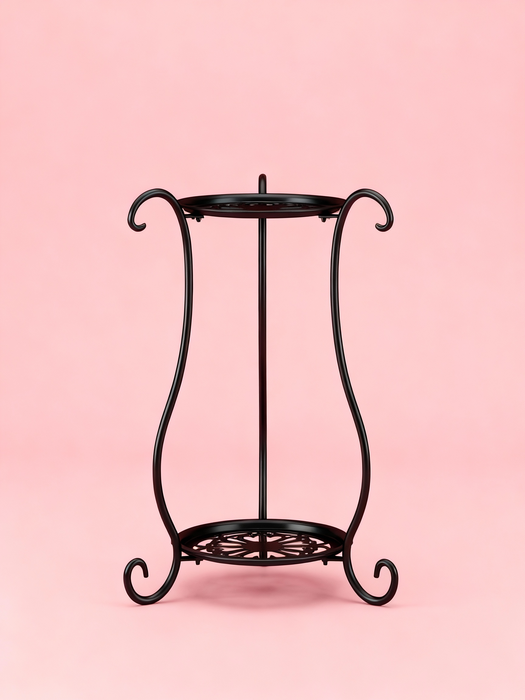 Two-Tier Metal Plant Stand