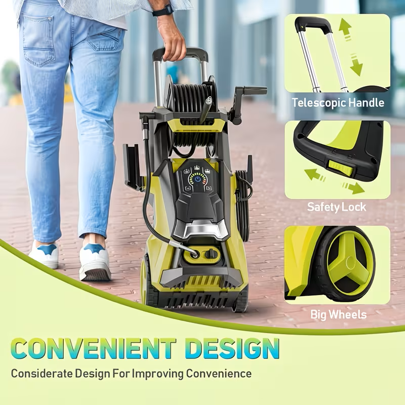 4500 PSI Electric Pressure Washer with Foam Cannon