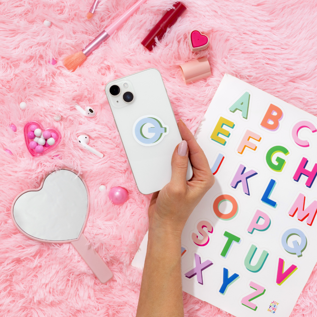 Bright Vinyl Alphabet Stickers – A to Z