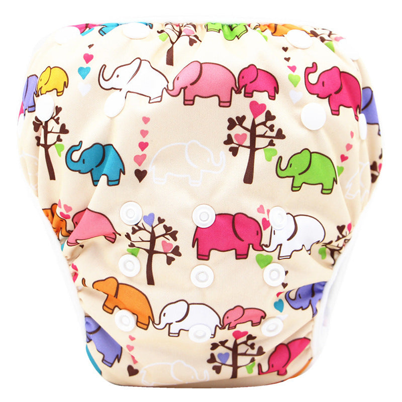 Cartoon Kids Swim Trunks