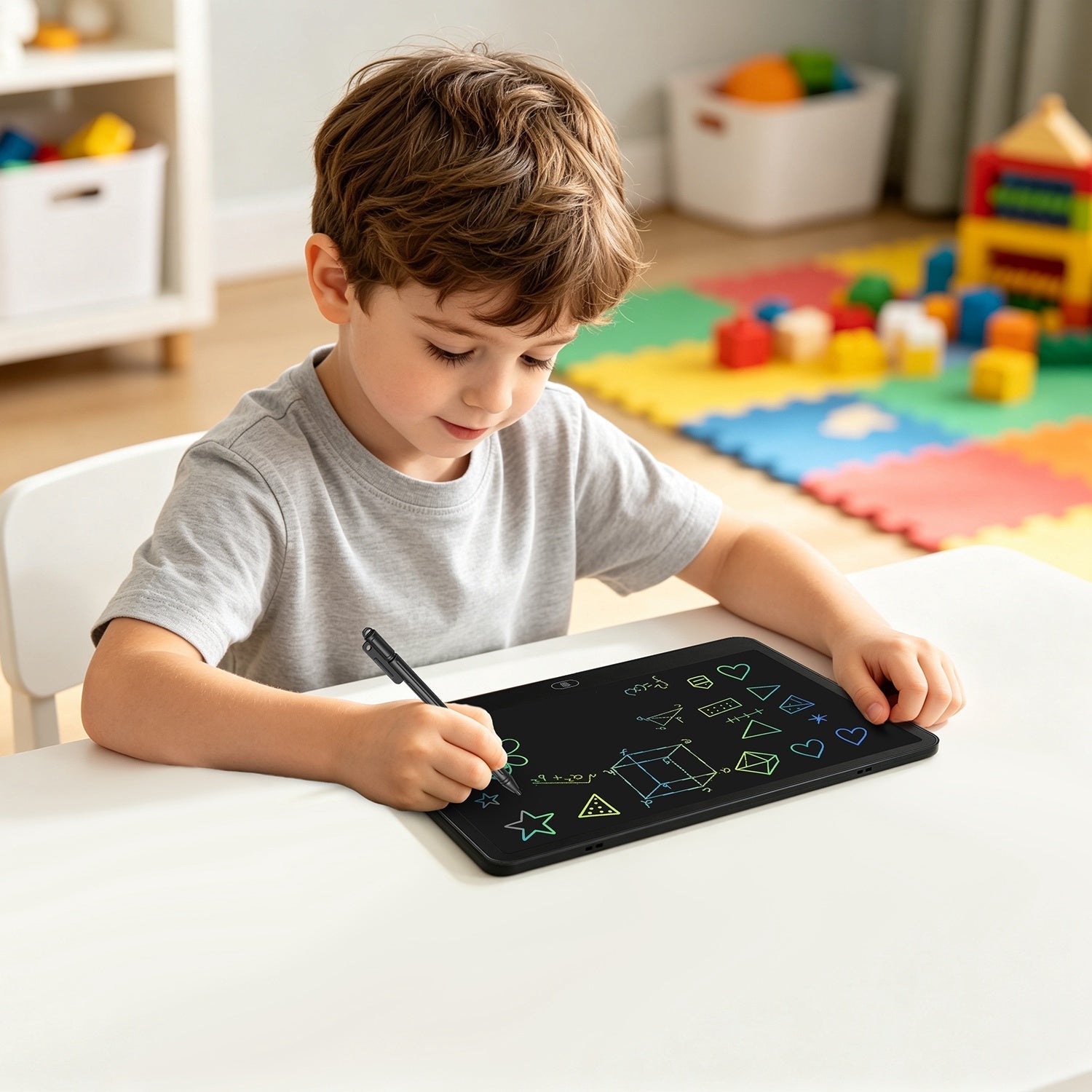 LCD Writing Tablet for Kids with Stylus & Lock Function
