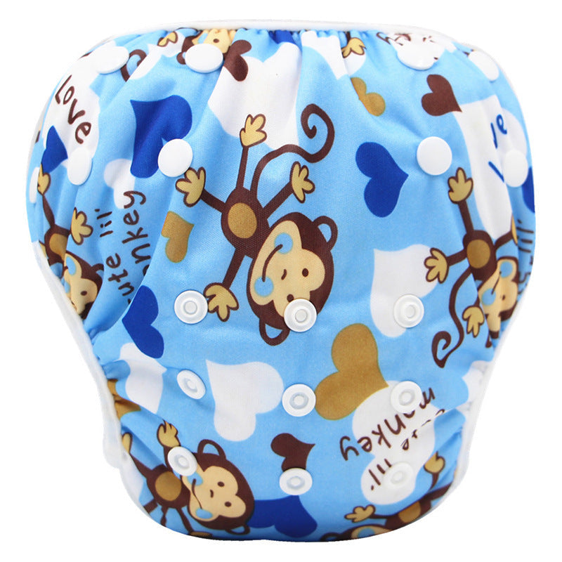 Cartoon Kids Swim Trunks