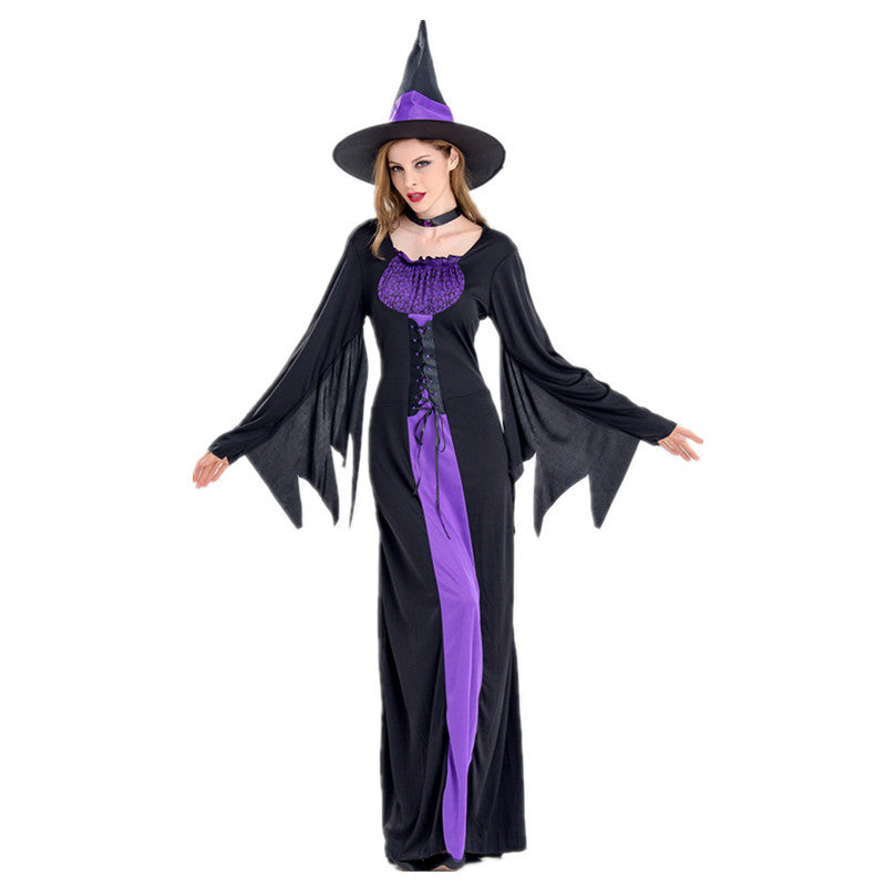 Women’s Black & Purple Witch Halloween Costume