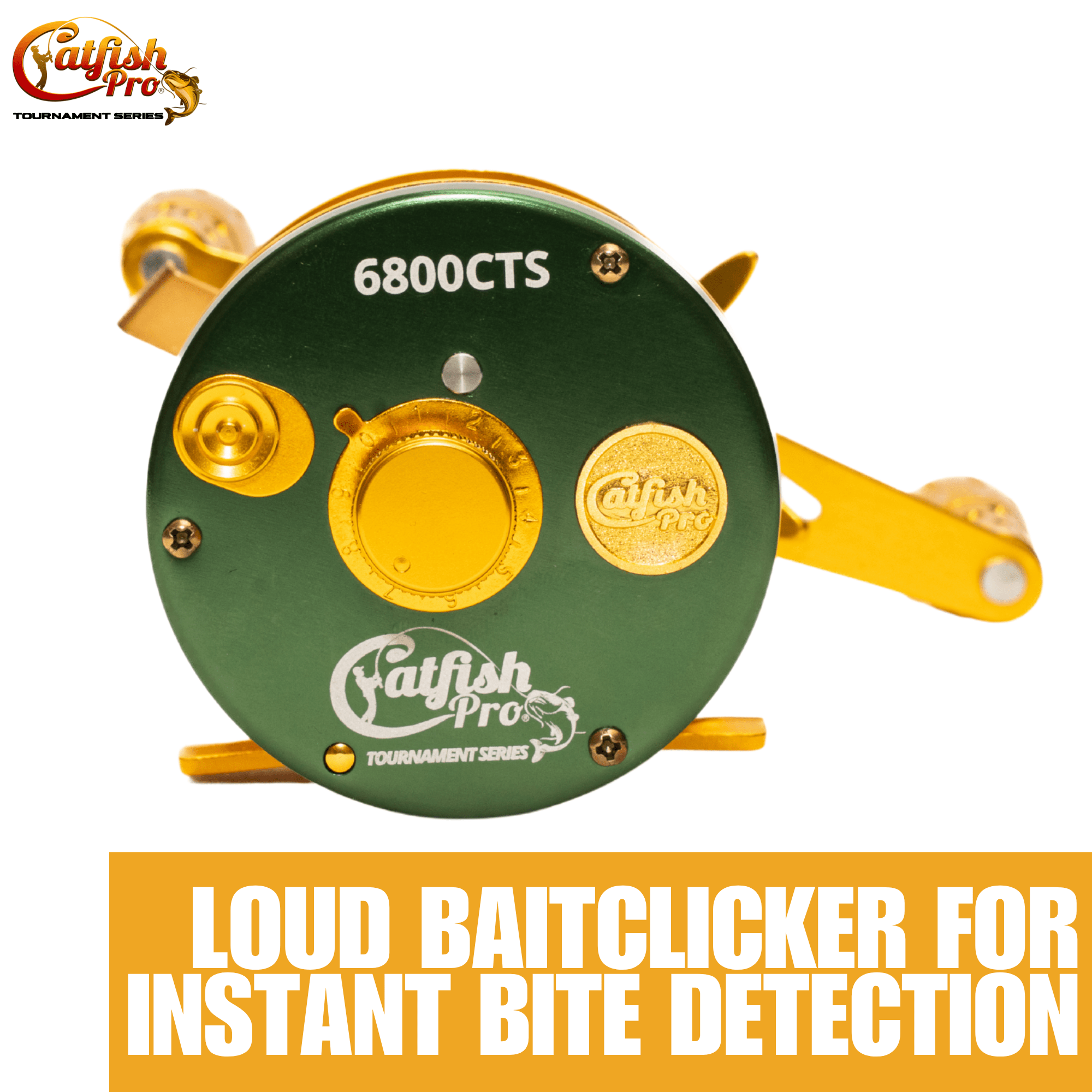 Catfish Pro 6800 CTS Round Baitcaster Reel