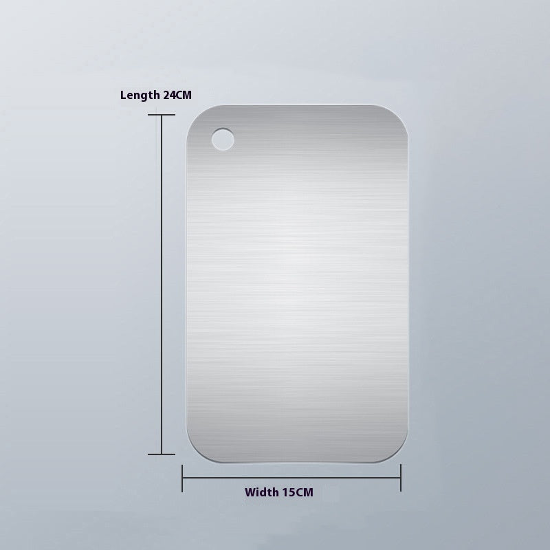 Double-Sided Stainless Steel Cutting Board