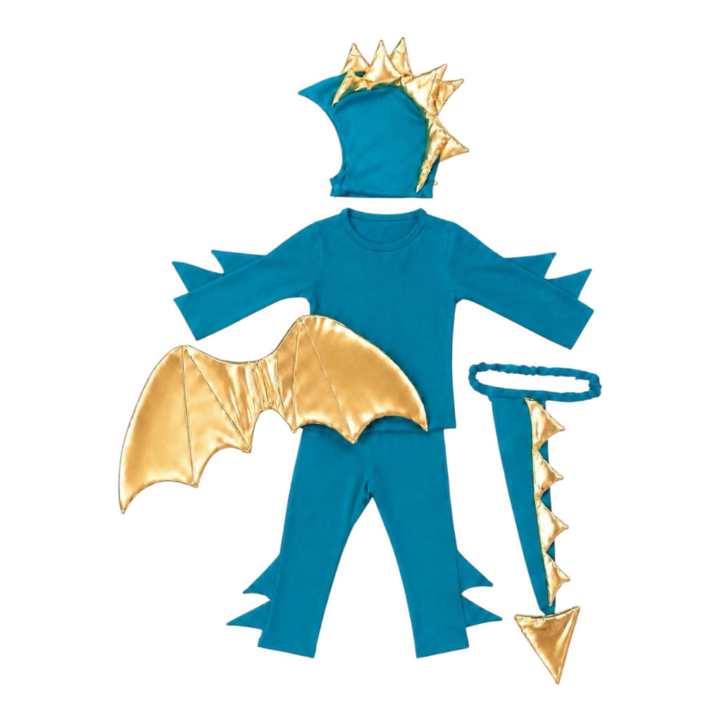 Jade Dragon Pajama Costume for Babies & Toddlers