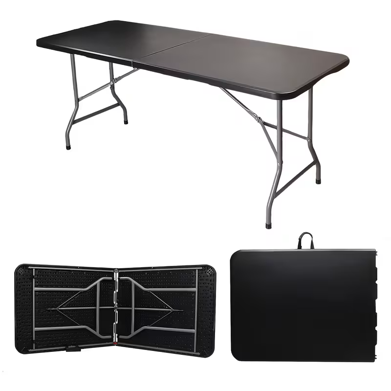 4FT/6FT Portable Plastic Folding Table