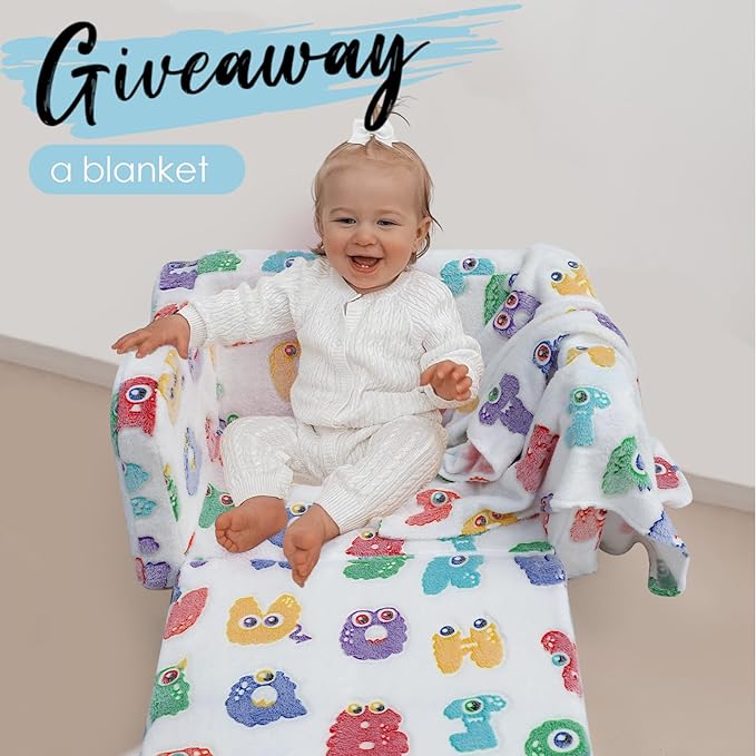 Kids Fold-Out Sofa with Blanket – 9 Styles