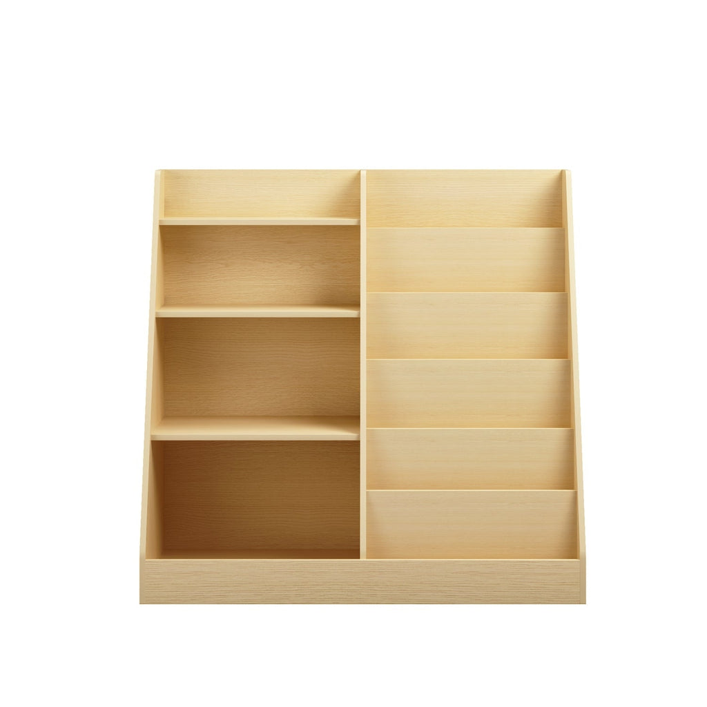 Kids Bookshelf & Toy Organizer – Natural or Pink