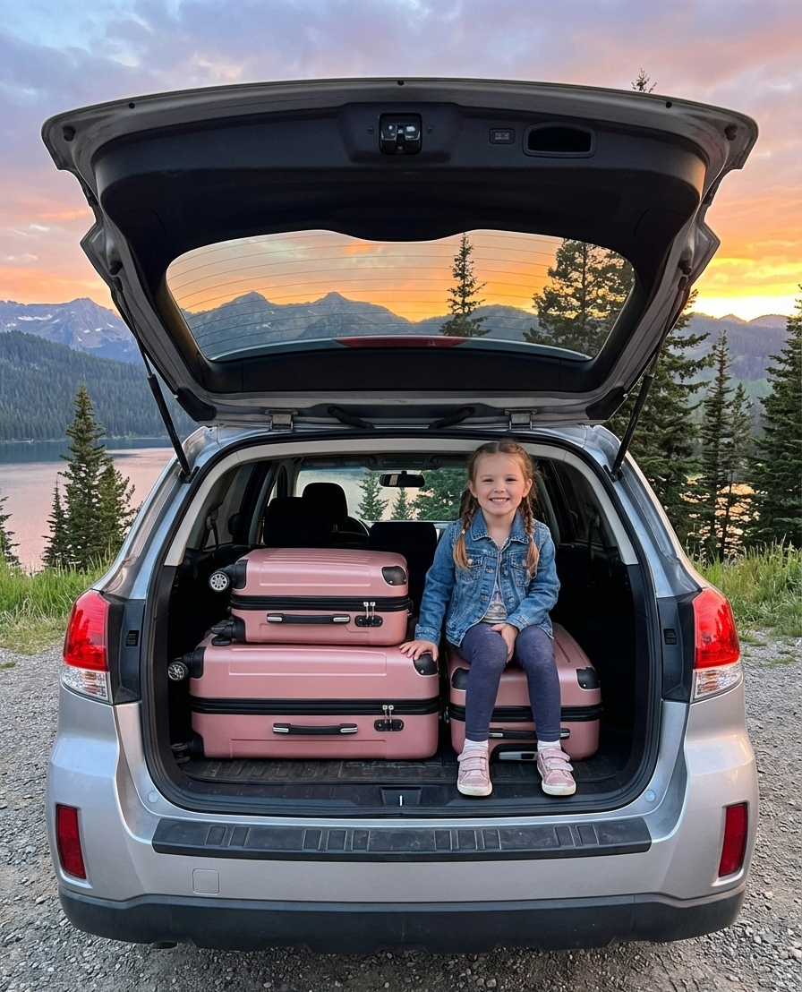 3-Piece Hard Shell Luggage Set with TSA Lock
