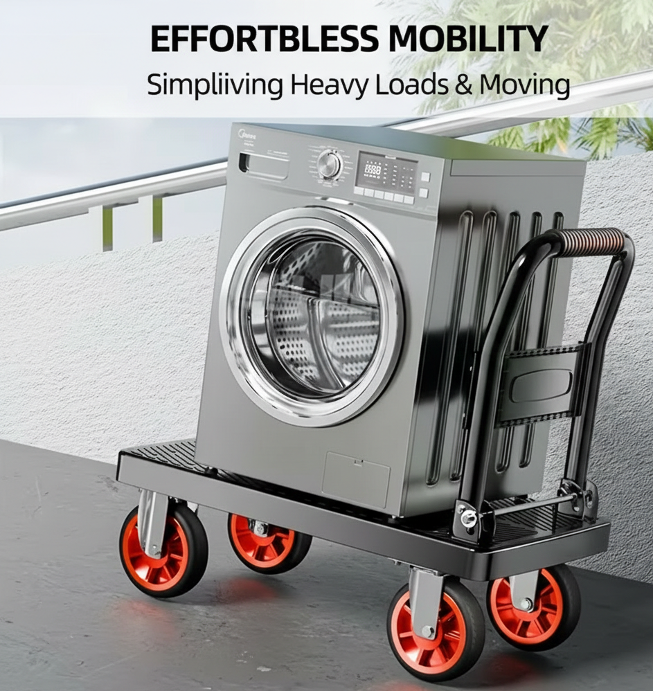 Heavy-Duty Folding Platform Cart – 350/660/820 lb