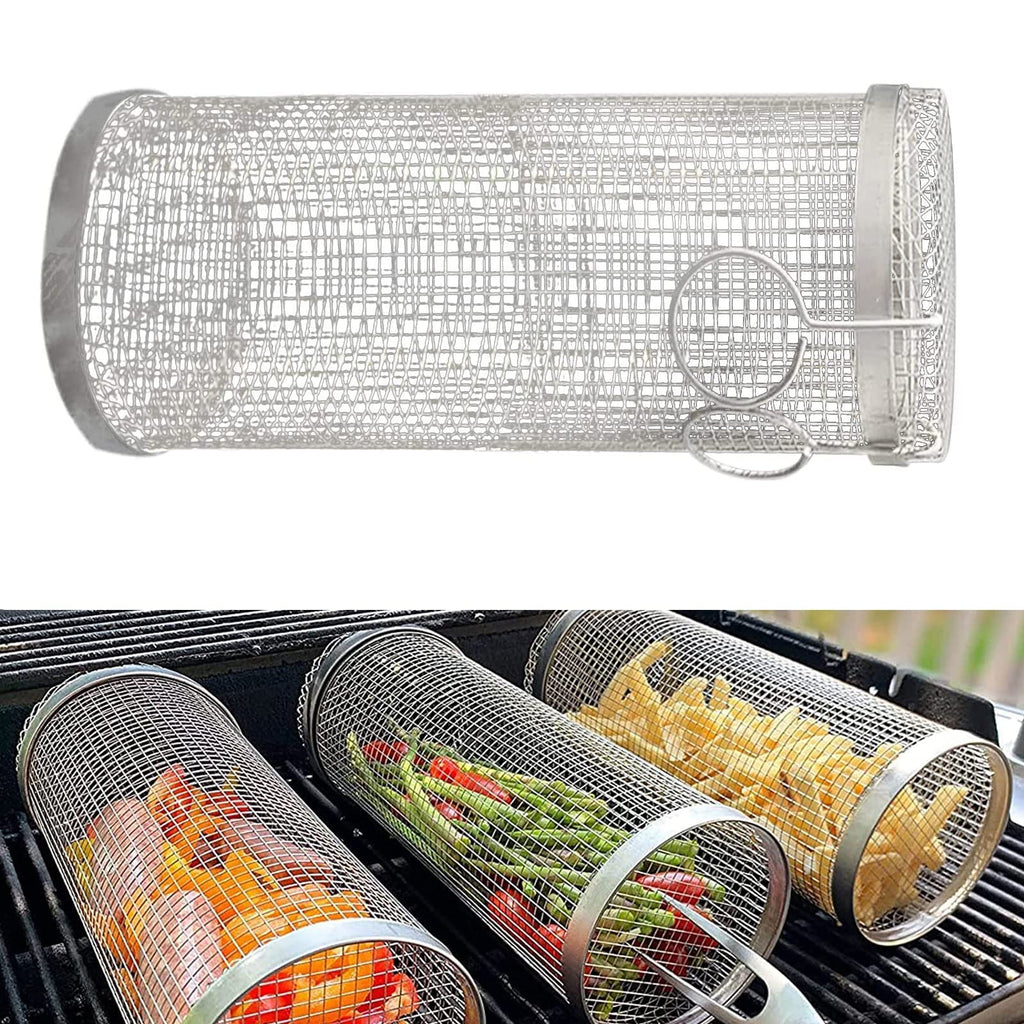 Rolling BBQ Grill Basket – product view 8