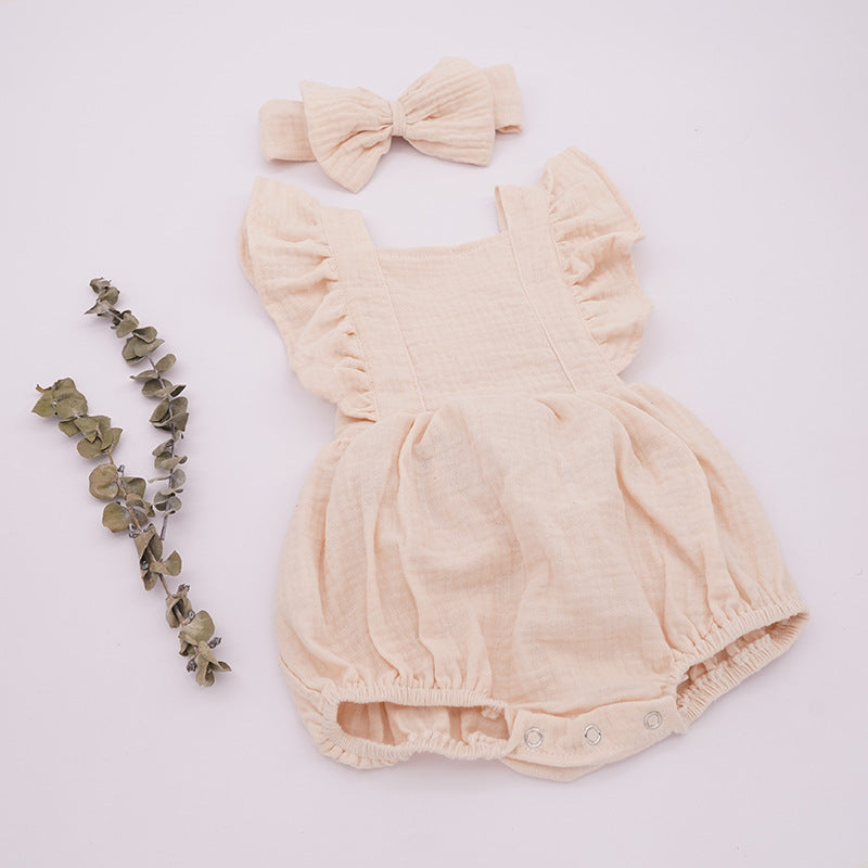 Baby Birthday Photo Romper