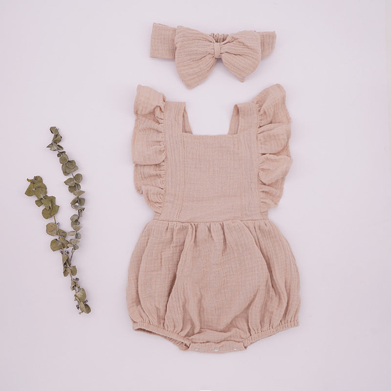 Baby Birthday Photo Romper