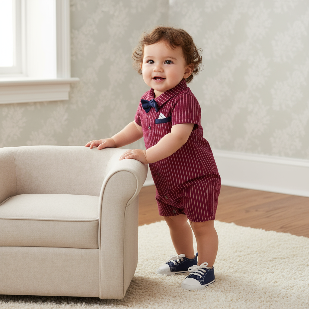 Striped Infant Clothing Jumpsuit