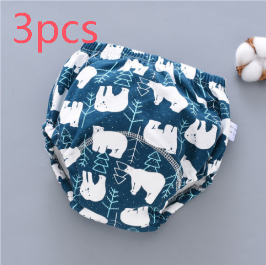 3-Pack Washable Baby Training Pants