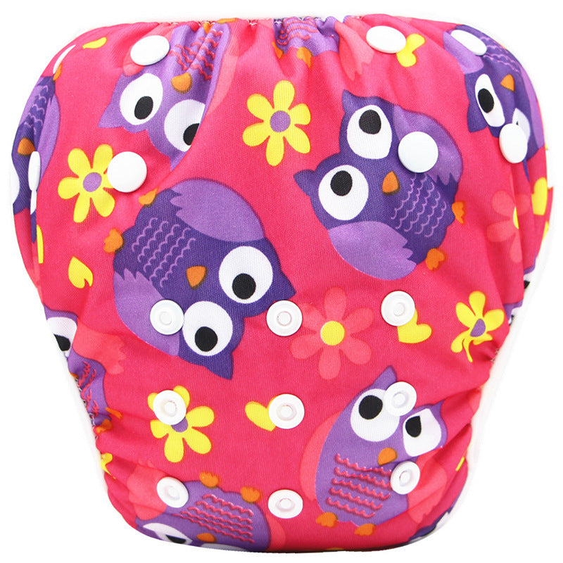 Cartoon Kids Swim Trunks