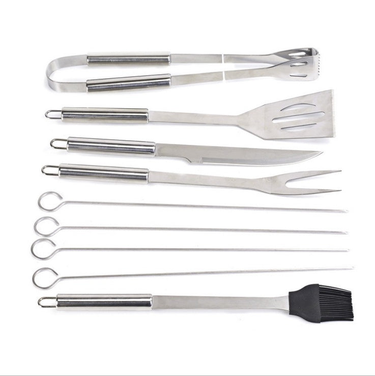 Portable Stainless-Steel BBQ Tool Set – product view 7