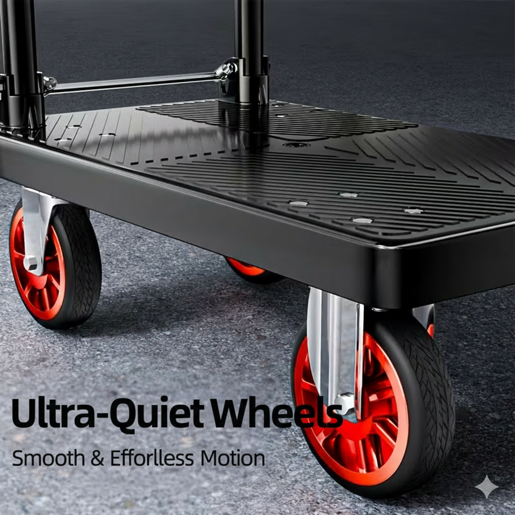 Heavy-Duty Folding Platform Cart – 350/660/820 lb