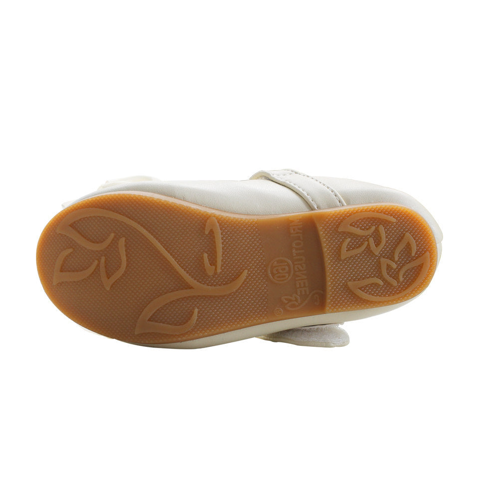 Girls Pearl Bow Dress Shoes – product view 5