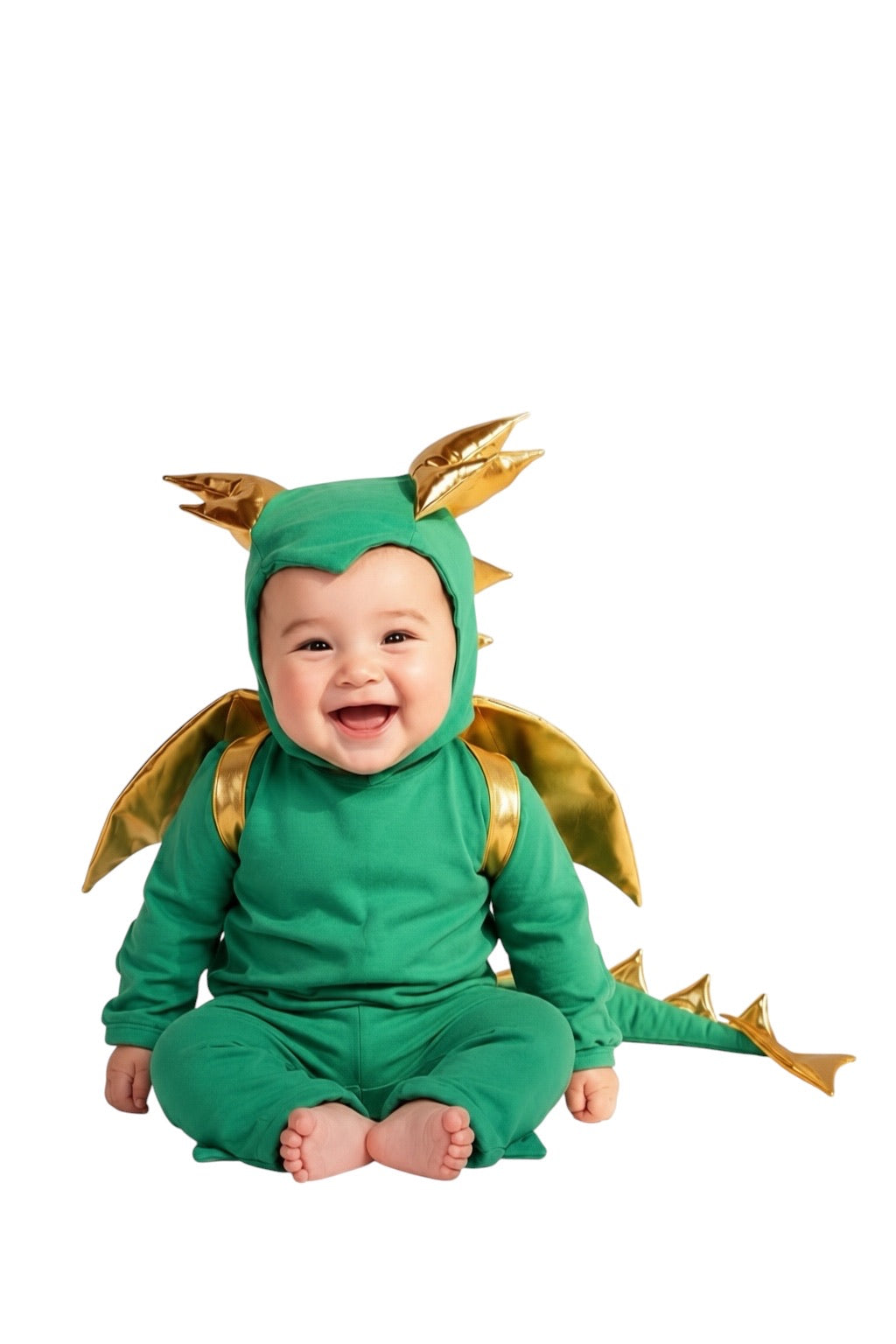 Green Dragon Baby & Toddler Costume – product view 1