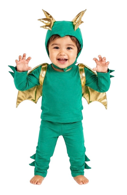 Green Dragon Baby & Toddler Costume – product view 5
