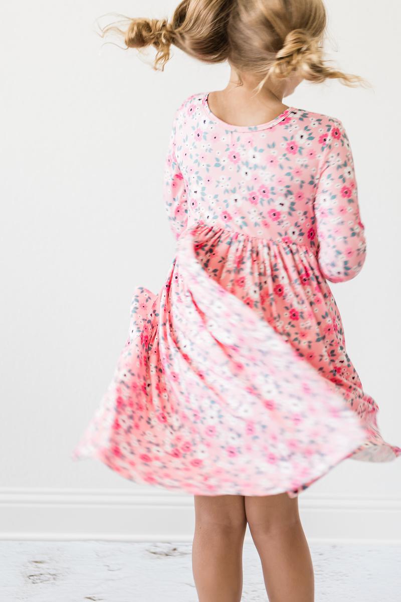 Azalea 3/4-Sleeve Pocket Twirl Dress