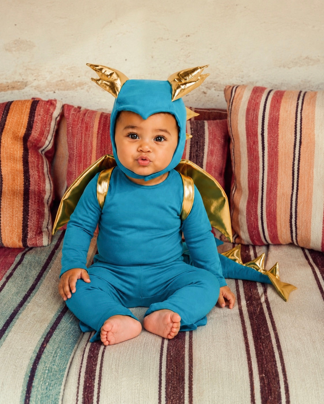 Jade Dragon Pajama Costume for Babies & Toddlers