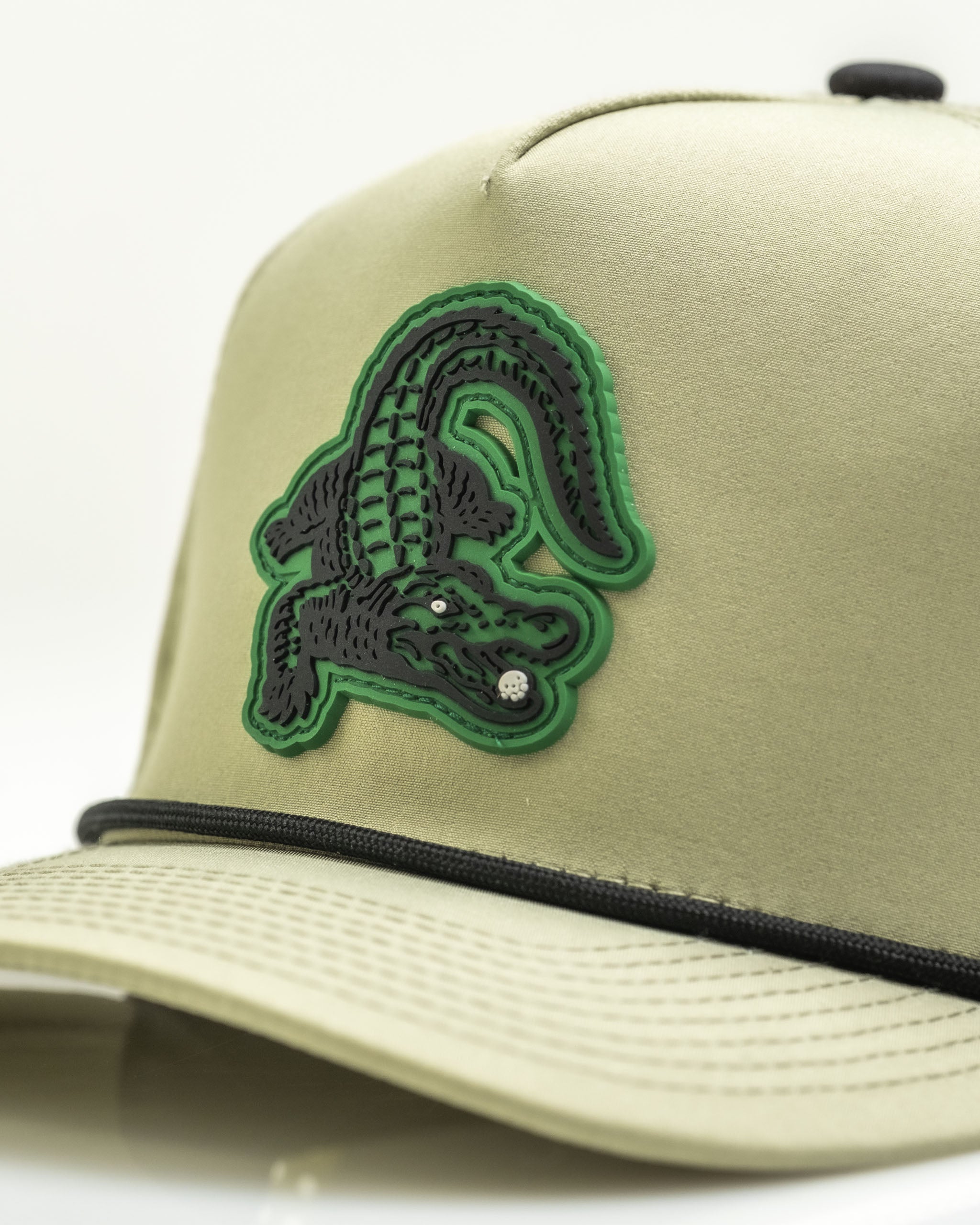 Gator Olive Perforated Rope Golf Hat